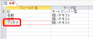 フリガナフィールドが追加される