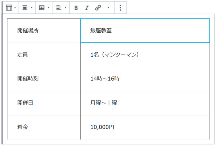 サービスの詳細情報を入力